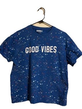 Seven Souls Good Vibes Graphic Tee - Blue